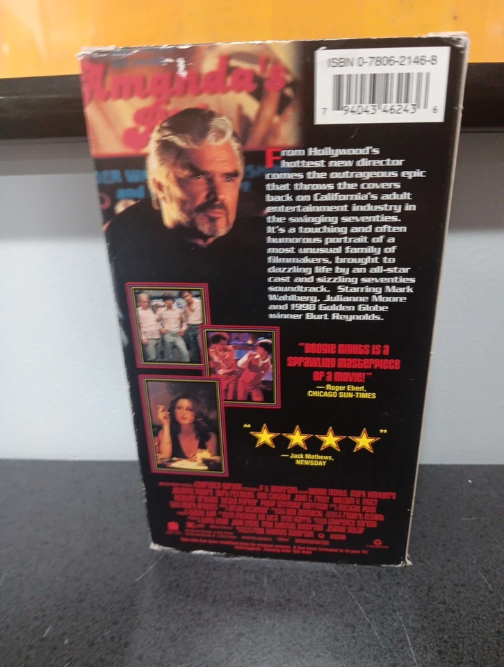 Boogie Nights VHS 1998 Mark Wahlberg Julianne Moore Tested Works XRental - Image 2 of 4