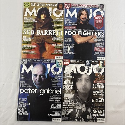 Mojo The Music Magazine 2010 Lot Of 4 Foo Fighters, Jimmy Page, Peter Gabriel