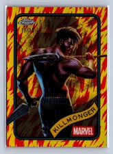 2025 Topps Chrome Marvel Killmonger Human Torch Refractor /39 #34