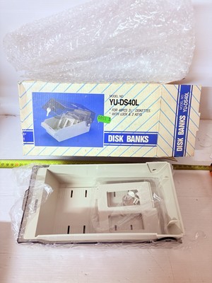 DISK BANKS YU-DS40L Floppy Laufwerk NEU Vintage Perfect