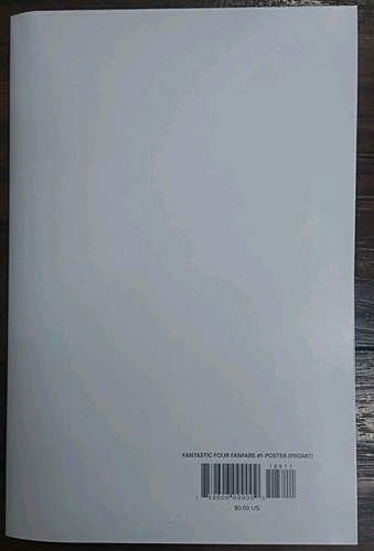 Fantastic Four Fanfare 24" x 36" Promo Poster - Matteo Scalera art - Marvel 2025 - Picture 3 of 3