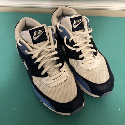 Nike Air Max 90 'UNC' AJ1285 105 GOAT Size 10 Michael Jordan Alma Mater ColorWay