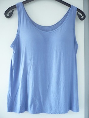 BH Hemd mit Bustier ohne Bügel blau, Gr. passt 40/42 Cups gefüttert 90 B
