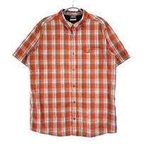 Jack Wolfskin Men Casual 43 lyocell Short Sleeve Shirt Size L