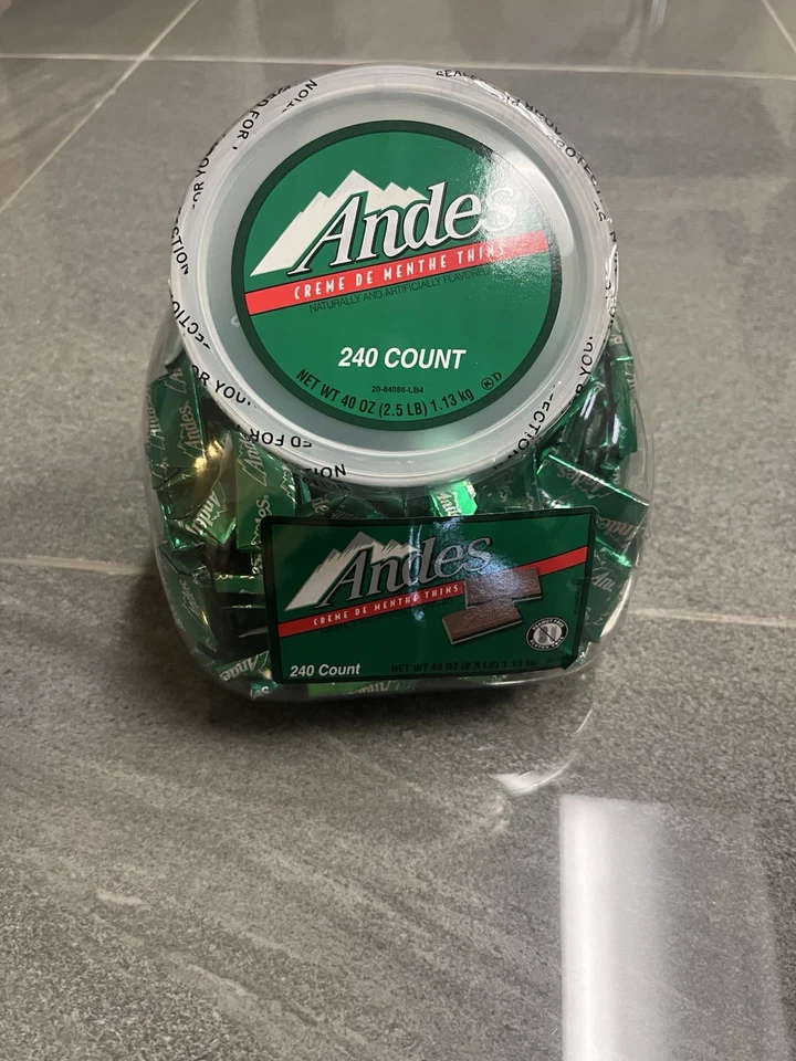 Andes Crème de Menthe Chocolate Menta Finos - 240 unidades - Tina 40 OZ. ¡Envío gratis!! Foto 2 de 4