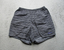 Patagonia Shorts Mens Small Gray Baggies Swim Trunks Liner Quick Dry Nylon Beach