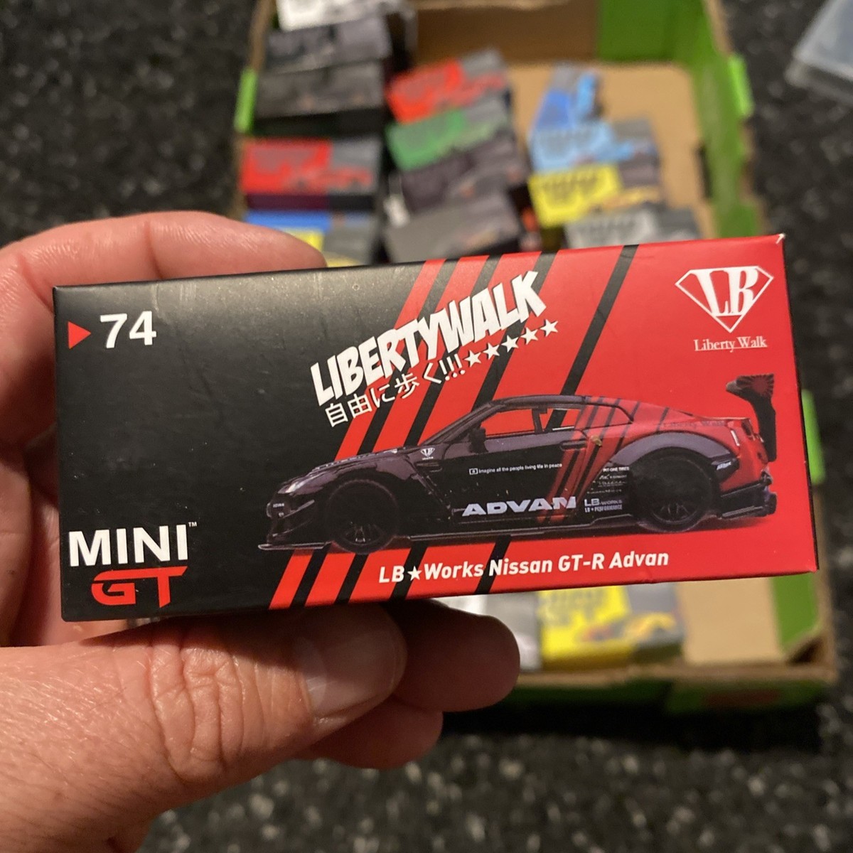 MINIGT NISSAN GT-R ADVAN NO.74 右ハンドル MINI GT 74 Nissan GT-R Advan Japan Limited Edition MINIGT | eBay