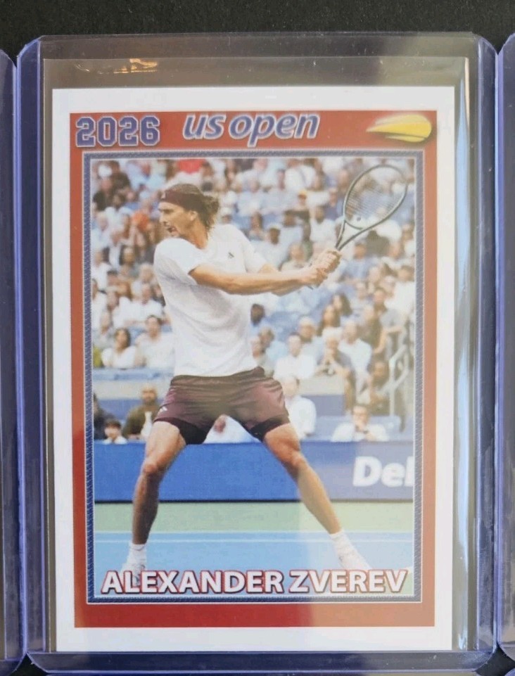 #7/10 *TARJETA ABIERTA 2026 ALEXANDER ZVEREV SASHA EE. UU. + BGS/TOPPS CROMO o AUTO