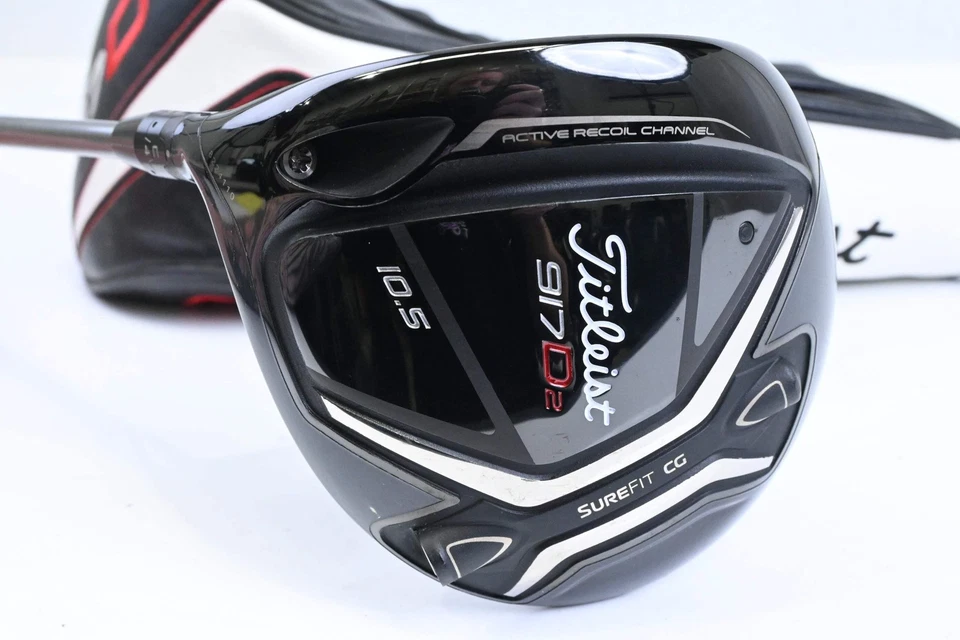 Left Hand Titleist 917 D2 Driver / 10.5 Degree / Stiff Flex Aldila Rogue Max 65 - Image 2 of 4