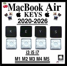🍒 MacBook Air KEYS + CLIP  2020-26  All Models: i3, i5, i7, M1, M2, M3, M4,M5