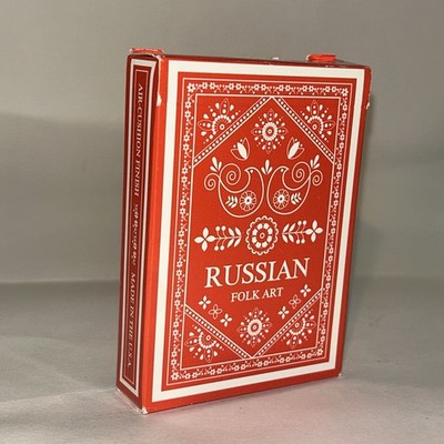 USPCC Bicycle Cardstock Russian Folk Art Natalia Silva Playing Cards Deck