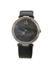 Calvin Klein Orologio da Polso Donna Nero Logo Casual