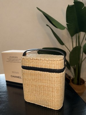 CHANEL Les Beiges Wicker Vanity CASE ONLY Limited Edition  Summer Essentials