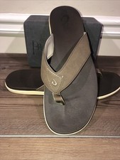 Olukai Men s flip-flops, size 15 Brown