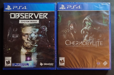 Observer & Chernobylite PS4 Lot *Please Read Description*