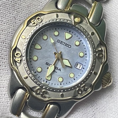 Seiko Scuba 7N85-0070 Analog Quartz Women Ladies Vintage 363874327