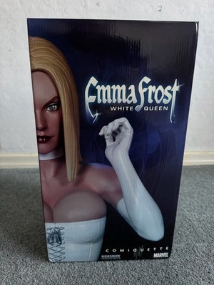 Marvel Sideshow Emma Frost The White Queen Comiquette Statue - NEW 1735 of 2000