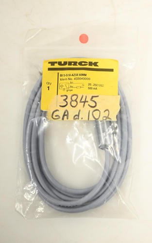 Turck BI5-G18-AZ3X Sensore interruttore di prossimità 60 mm - Foto 4 di 4