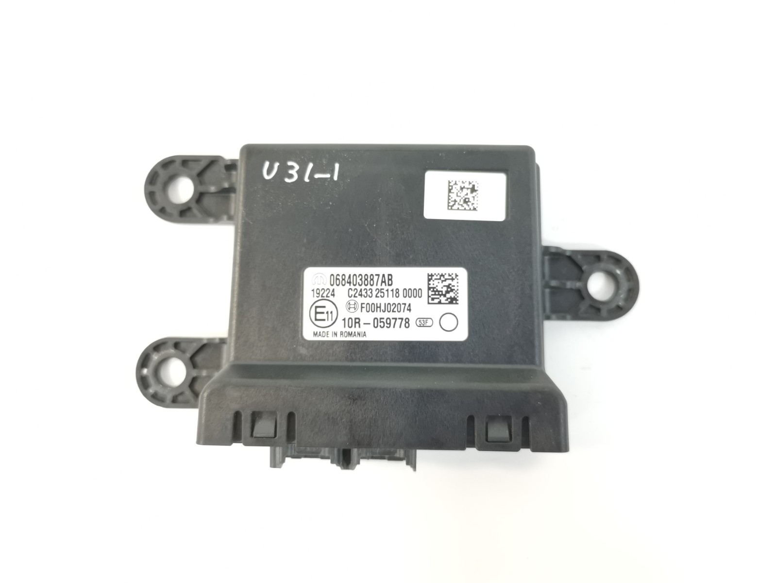 Maserati Ghibli 2019 M156E RWD 3.0 L Network Gateway Control Module 68403887AB
