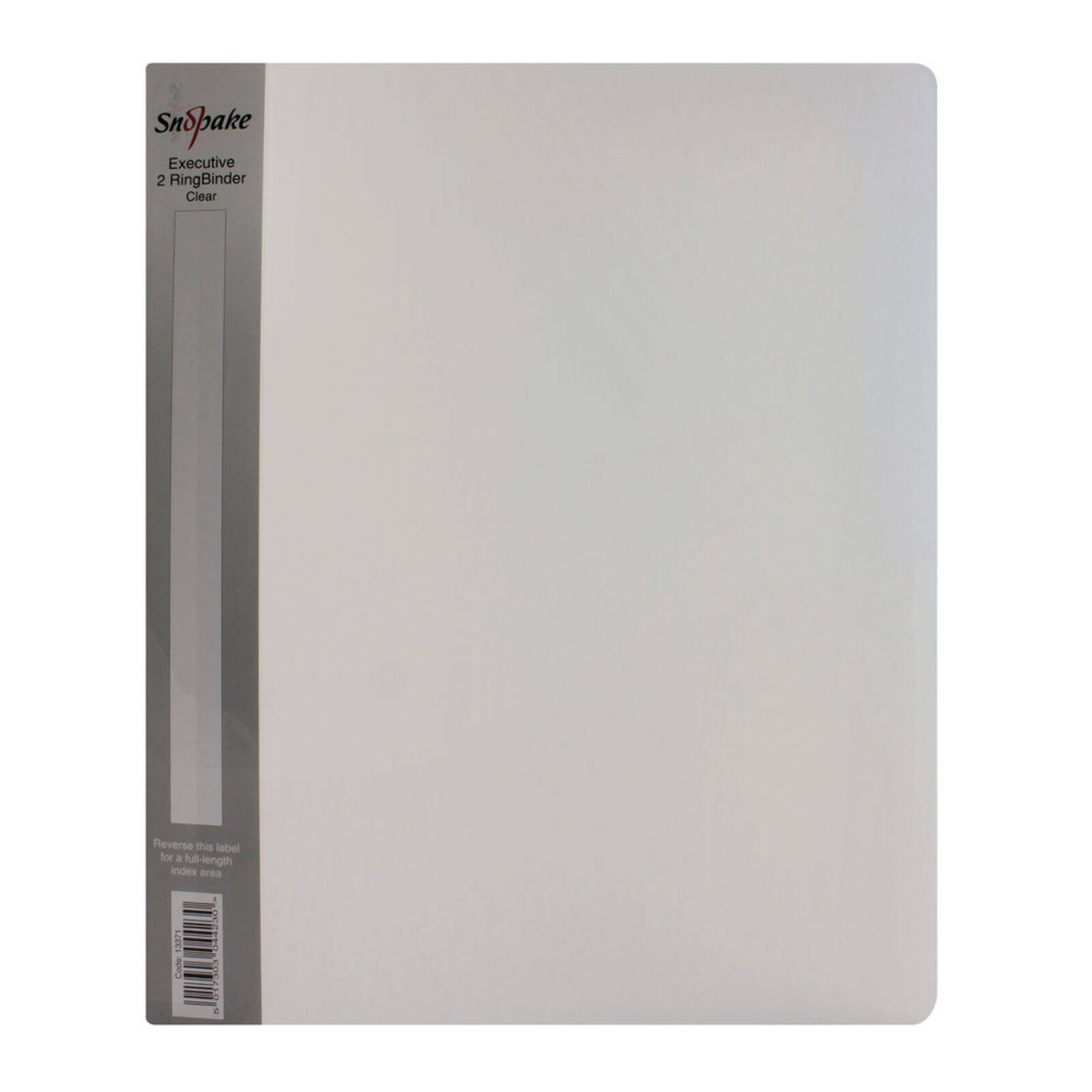 Snopake Executive Ring Binder 25mm A4 - Clear (13371)