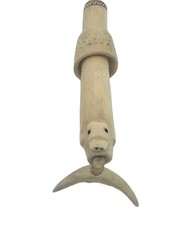 Inuit Artifact Sewing Needle Kit Seal Carving Rare Item 19th Century 