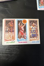 1980-81 Topps - John Lucas, Billy Knight, Allen Leavell #96-104-120 (RC)