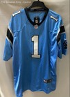 Nike Mens Blue Carolina Panthers Cam Newton 1 Football-NFL Jersey Size XL