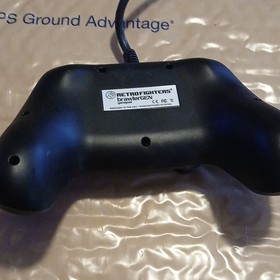 Retro Fighters brawlerGEN Wired  Gamepad Controller Black  Sega genesis&saturn.