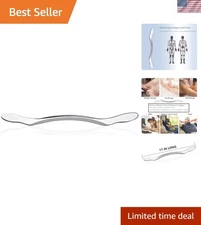 Luxurious Stainless Steel Gua Sha Massage Tool - Ultimate Relief for Sore Mus...
