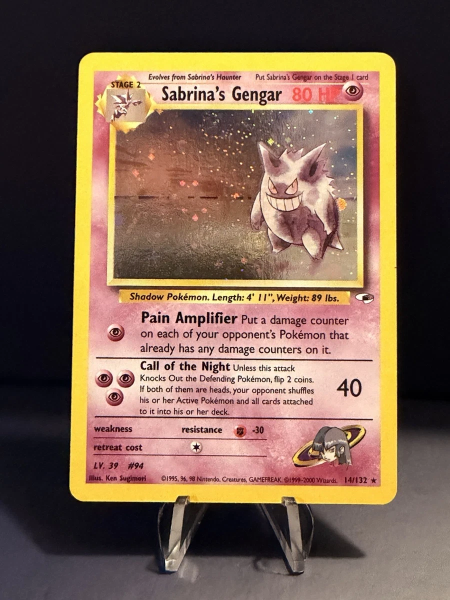 Gengar Pokémon TCG Individual Trading Card Games Gym Heroes in