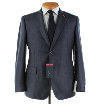 Cardinal of Canada NWT Wool Sport Coat Size 40S US In Blue Melange
