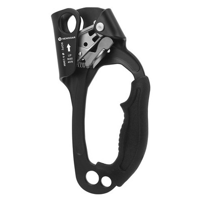 NewDoar Right Hand Ascender CE Certified Rope Clamp 8-13mm Pro Black