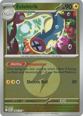 Eelektrik (Energy Symbol Pattern) 060/217 ME: Ascended Heroes ASC Reverse Holo