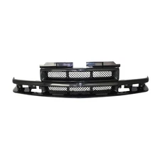 Grille For 1998-2003 Chevrolet S10 2001-2005 Blazer Black Shell and Mesh Insert