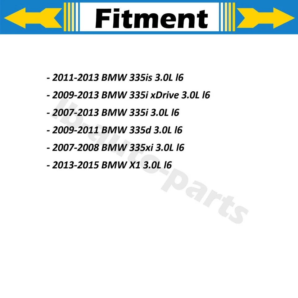 Rotor de freno de disco delantero trasero 4x para BMW 335i 2007-2013 3,0 L Foto 2 de 4