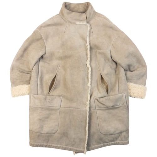 Miu Miu, Vintage 2009 Miu Miu Fleece Lined Shearling Jacket Size L