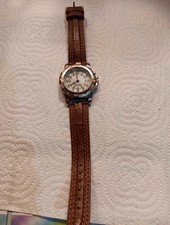 VTG UNBRANDED WATCH W/LUMINOUS DISPLAY 1980-1990 ERA SILVERTON CASE PARTS/REPAIR