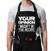 Rosoz Funny Grill Aprons For Men, Dad, Husband, Him - Aprons For Men With Poc...