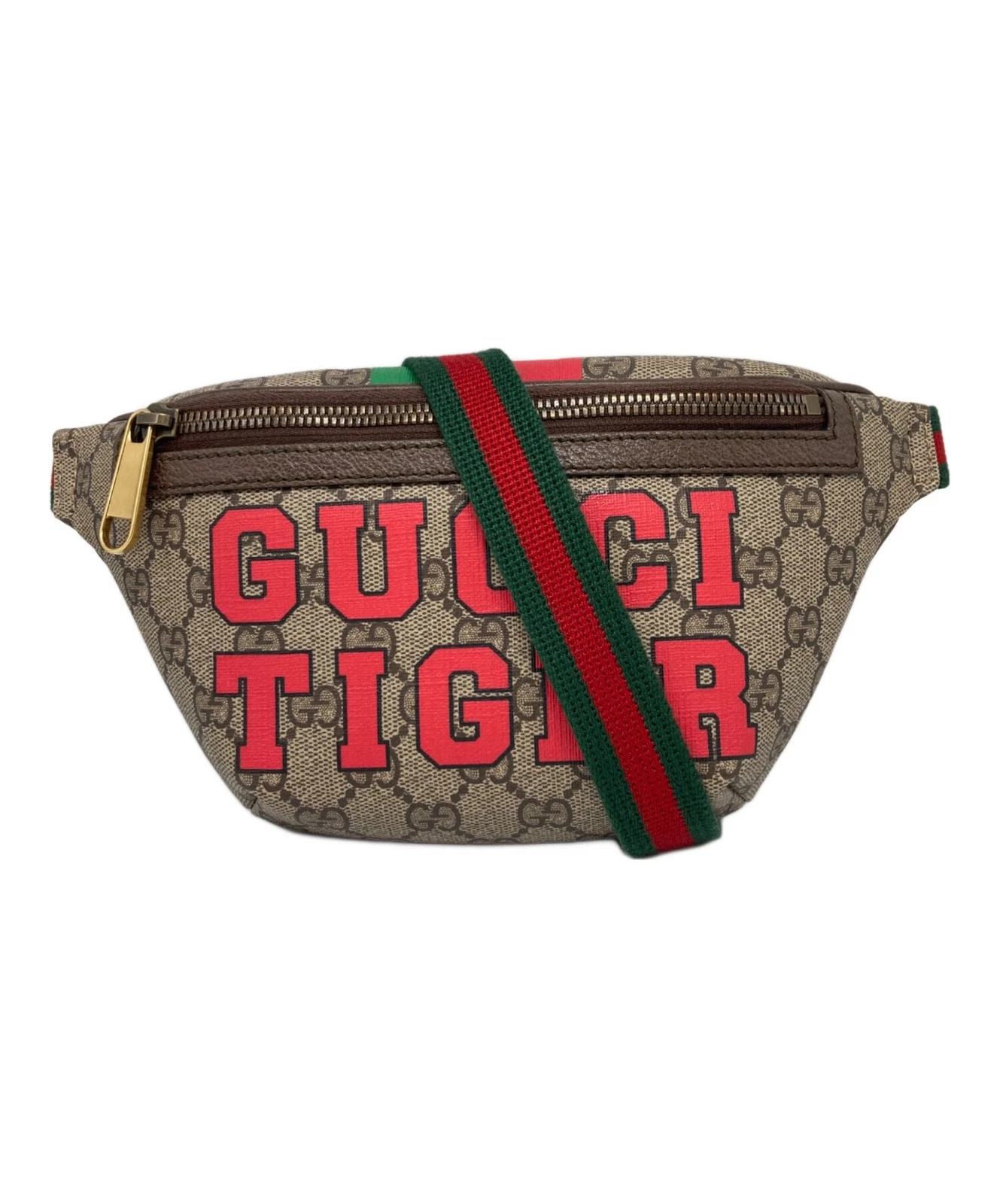 Sac ceinture GUCCI Tiger GG 675181 marron