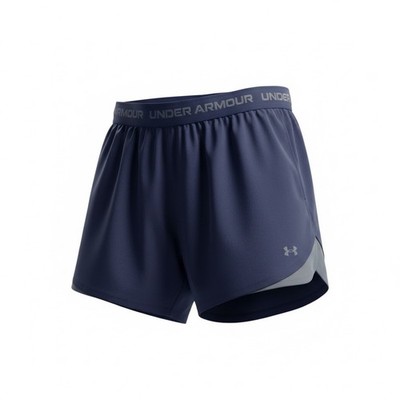 Under Armour Tech Play Up Short Women's Plus 1X Navy Athletic Shorts Loose Fit