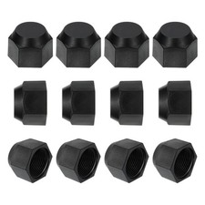 Tappo svasato in plastica 3/4", 17/16-14UNF filetto femmina 12 pezzi 45 gradi SAE, nero