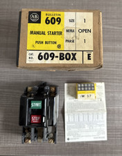 Allen-Bradley 609-BOX Manual Starter Switch Sz 1 Bulletin 609 Series E MC-7027