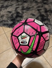 Pallone Ufficiale Serie A 2015/16 Nike Ordem Autografato Squadra Inter.