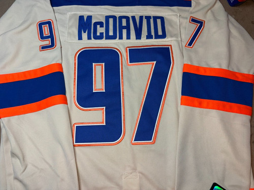 Edmonton Oilers Connor McDavid OIL COUNTRY Jersey Stitched size 54(XL)