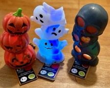 Seasonal Co. Light  Sound Halloween 7  Tabletop Decor Pumpkin Ghosts Skulls
