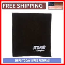 Black Bowling Shammy Pad - 8"x8"x1" for Ultimate Ball Grip  Performance