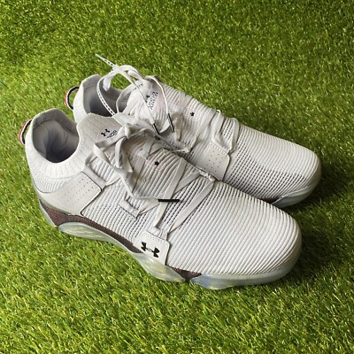 Under Armour UA HOVR Tour Spikeless Golf Shoes Gray Mens Sz 8.5 3025069-102