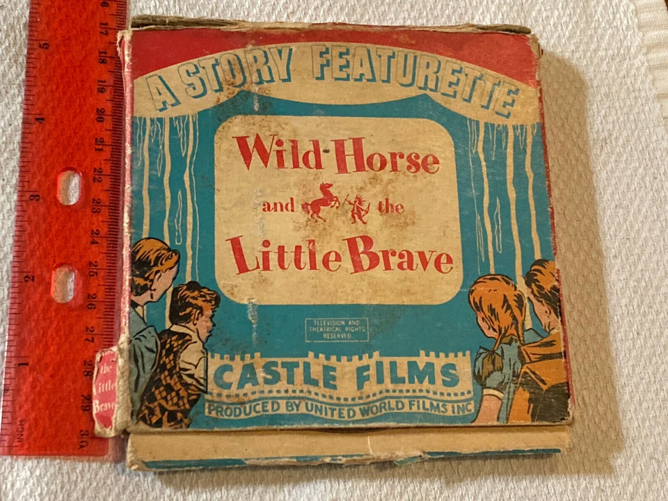 Castle Films 8mm Wild Horse & the Little Brave Original Box #1001 - Image 2 of 4