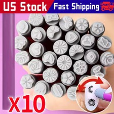 6/10/15PCS DIY Nail Nail Art Stamp Pen Set Art Dotting Tools Set for Girls Women