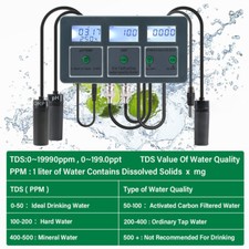 8 in 1 Water Quality Tester PH CF ORP for Fish Tank Aquariums Online Monitoring